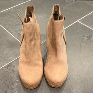 Aldo Beige Ankle Booties
